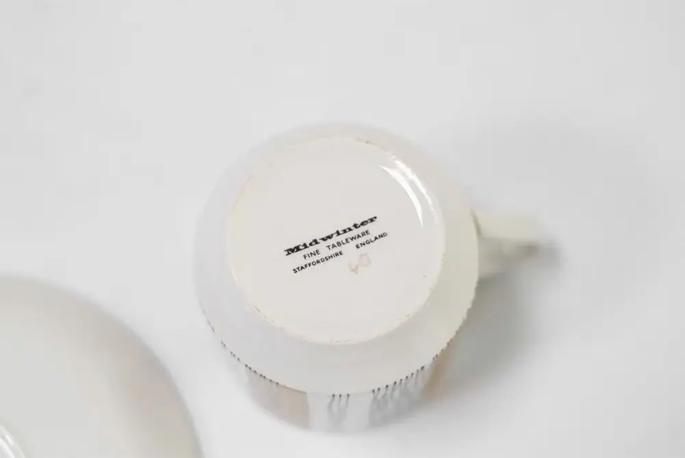 ヴィンテージ MIDWINTERカップ&ソーサ イギリス ミッドウィンター4