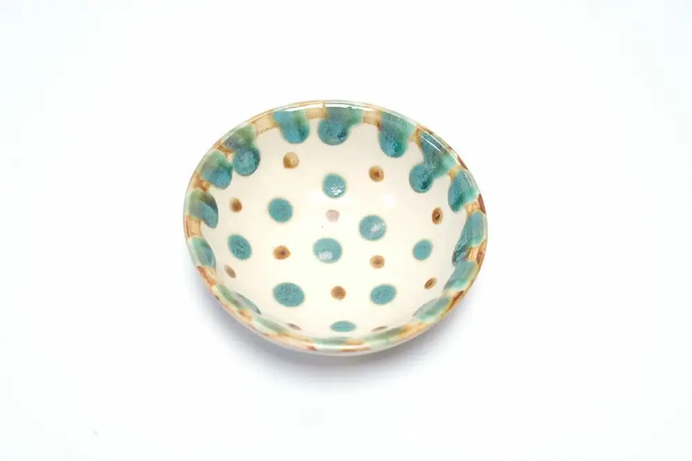 やちむん 沖縄 新里みお 水玉ボウル 小 おしゃれな食器