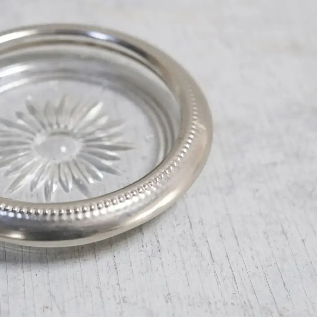 ヴィンテージ ガラスコースター イタリア ヴィンテージ雑貨3