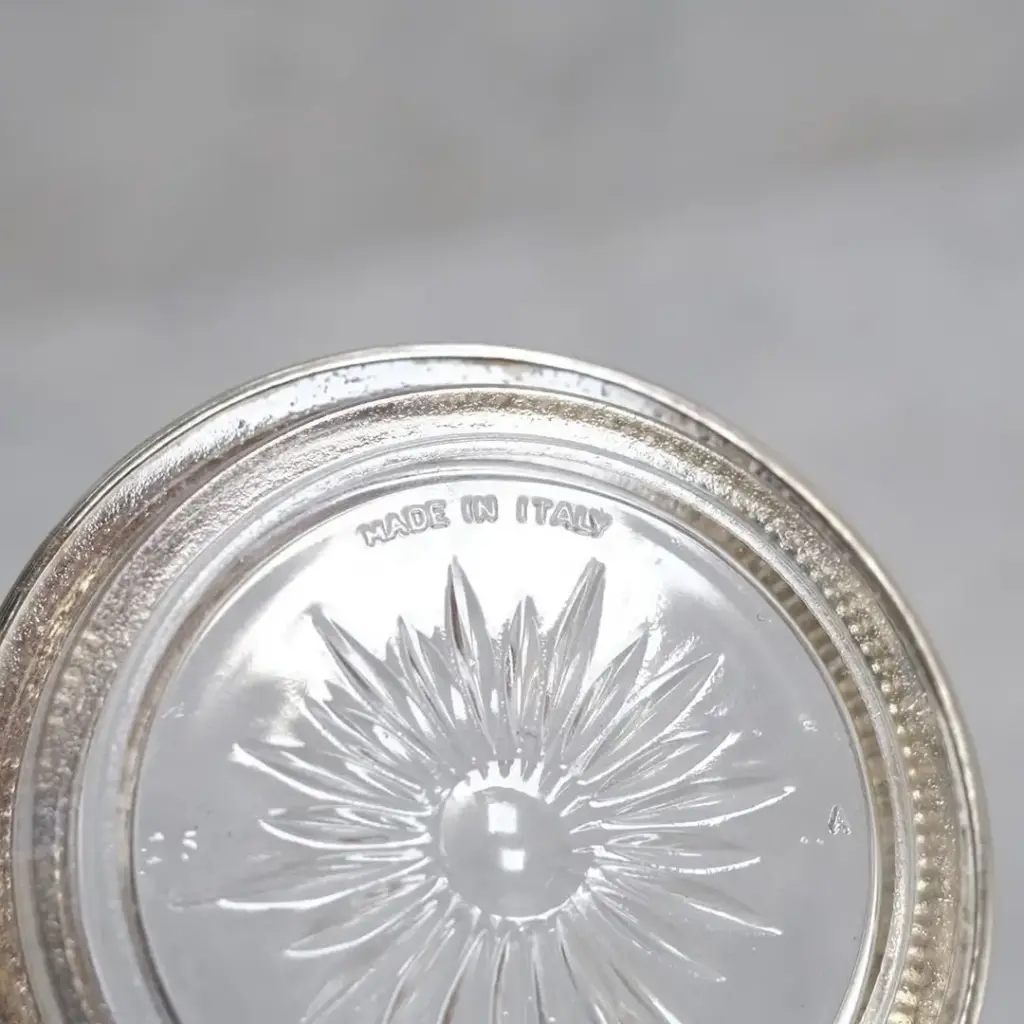 ヴィンテージ ガラスコースター イタリア ヴィンテージ雑貨4