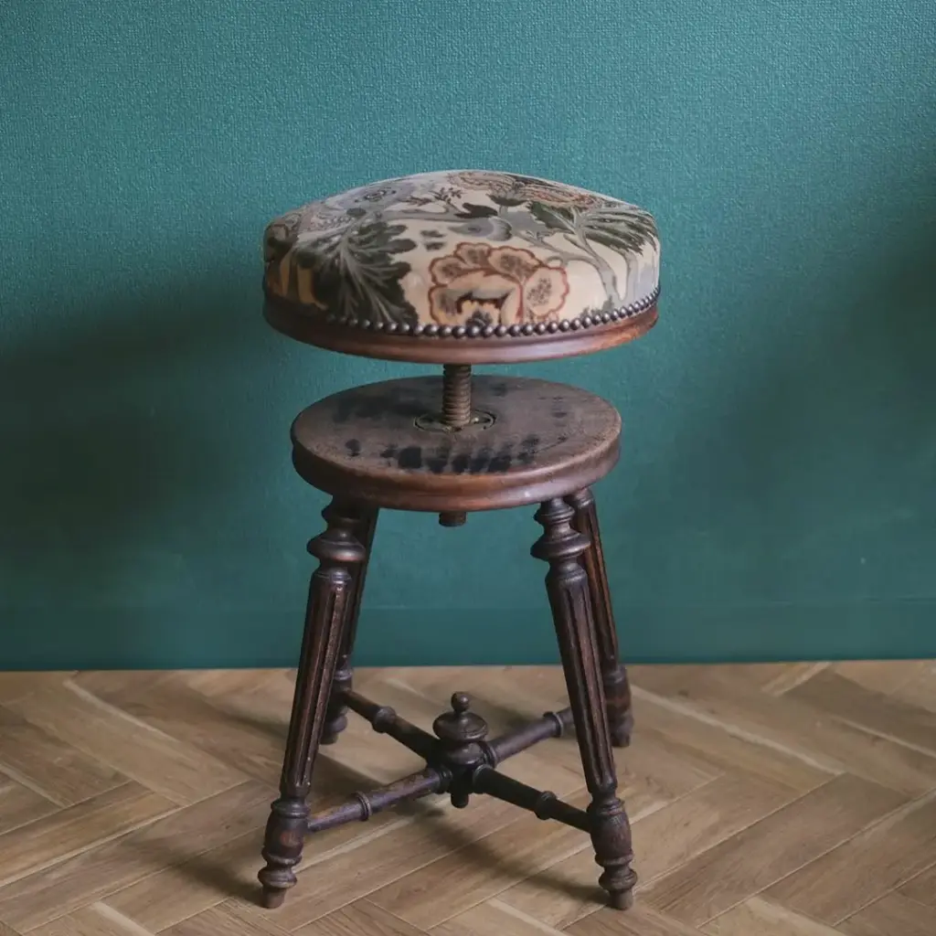 アンティーク フレンチピアノスツール/アンティーク家具 アンティーク家具3