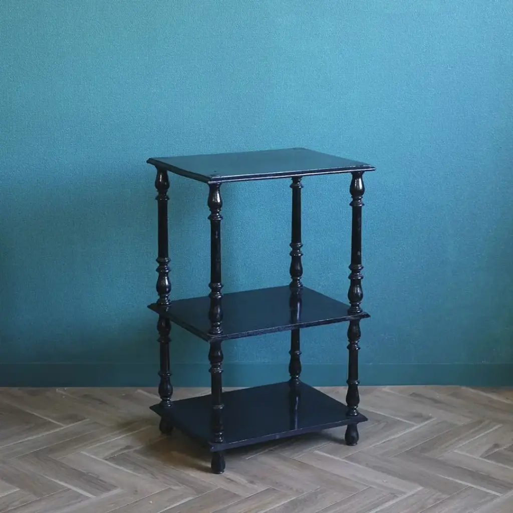 アンティークシェルフ ブラック　フランス アンティーク家具3