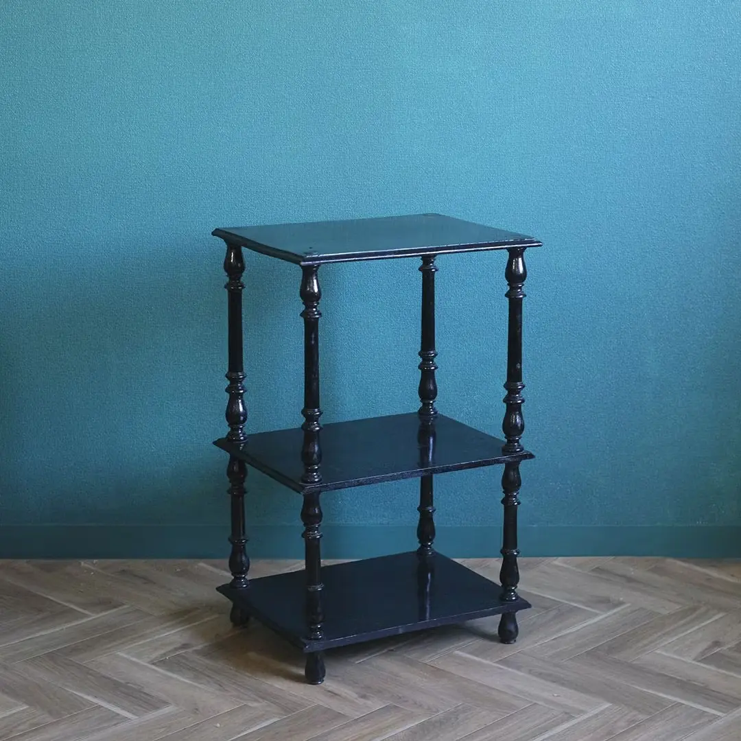 アンティークシェルフ ブラック　フランス アンティーク家具