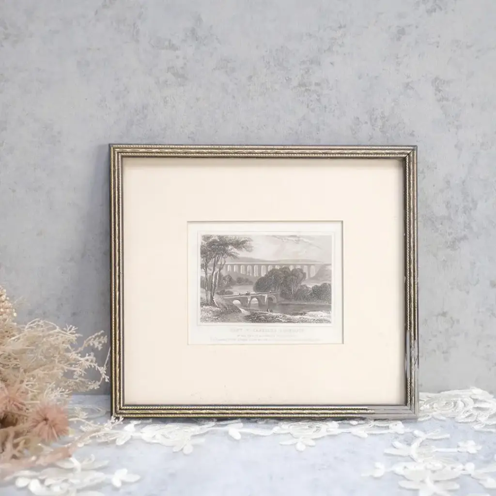 アンティーク リトグラフピクチャー 石版画 イギリス 絵 アンティーク絵