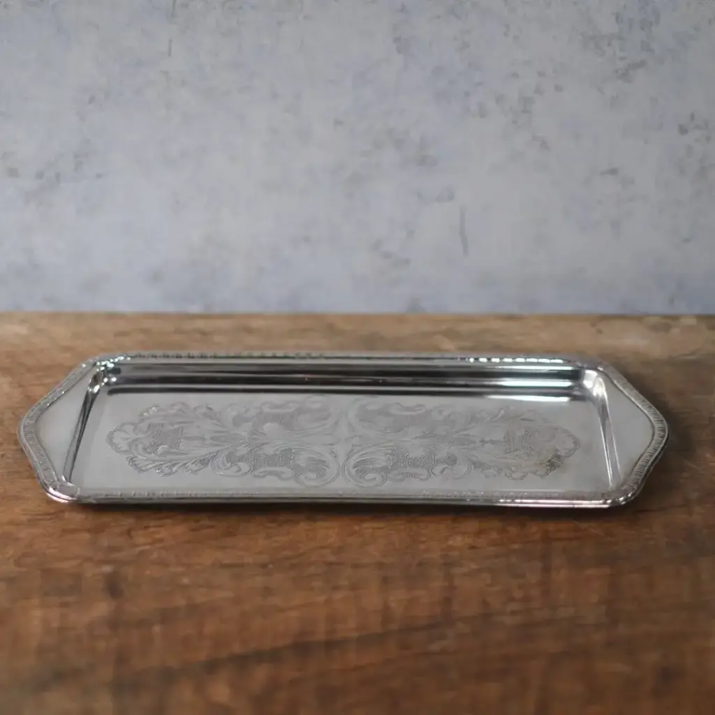 ヴィンテージトレイ シルバープレート 銀メッキ イギリス ヴィンテージ雑貨1