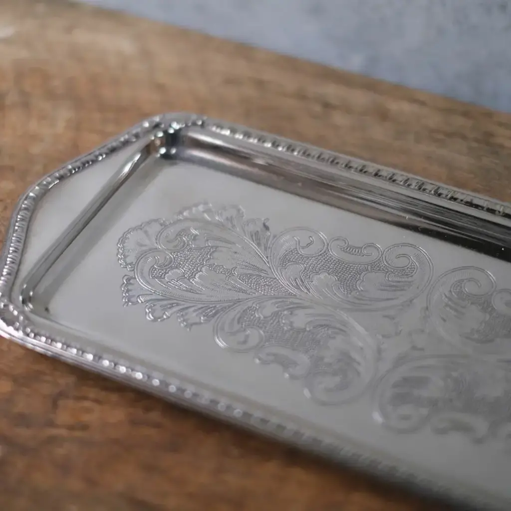 ヴィンテージトレイ シルバープレート 銀メッキ イギリス ヴィンテージ雑貨2