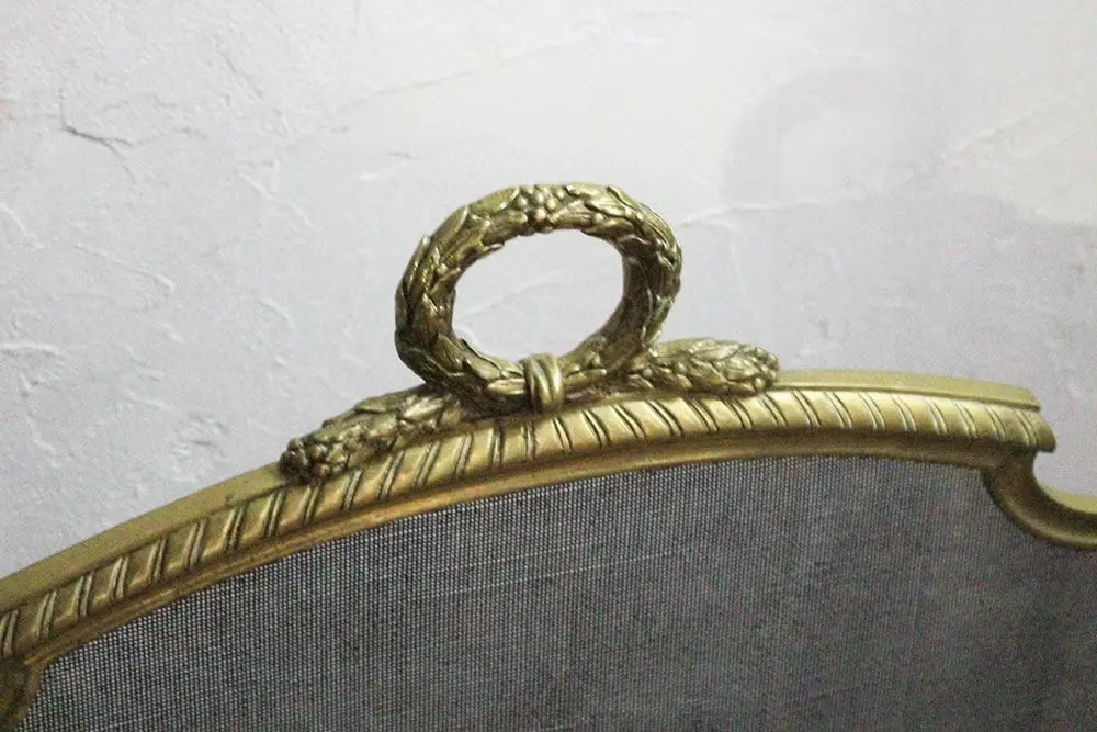 アンティーク ファイヤープレイススクリーン アンティーク雑貨　フランス2