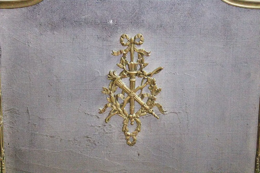 アンティーク ファイヤープレイススクリーン アンティーク雑貨　フランス5