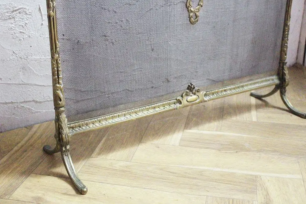 アンティーク ファイヤープレイススクリーン アンティーク雑貨　フランス1