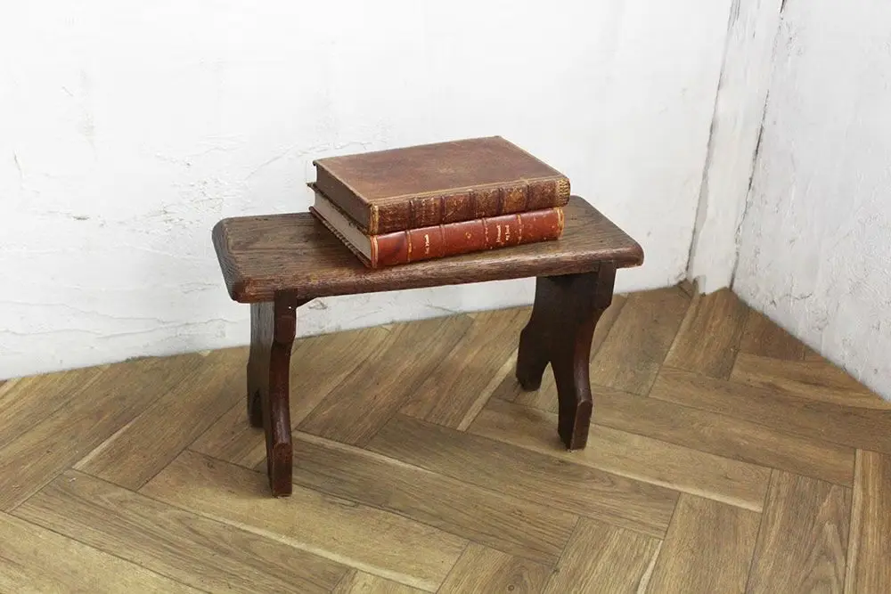 アンティーク クラケットスツールB 作業用 ミニスツール/アンティーク家具