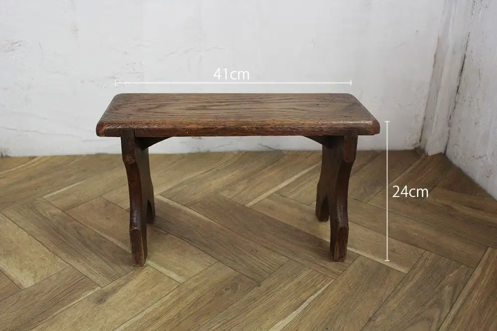 アンティーク クラケットスツールB 作業用 ミニスツール/アンティーク家具1
