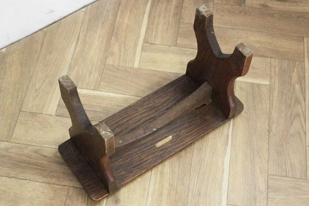 アンティーク クラケットスツールB 作業用 ミニスツール/アンティーク家具4