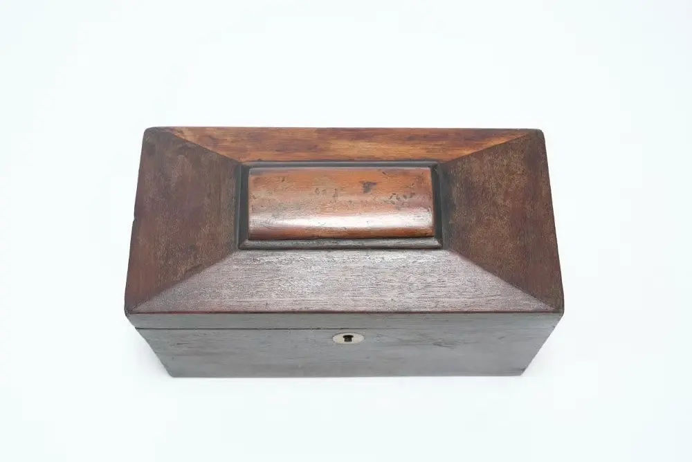 アンティーク ウッドボックス ボードゲームカロムの駒の収納 木製木箱 アンティーク雑貨6