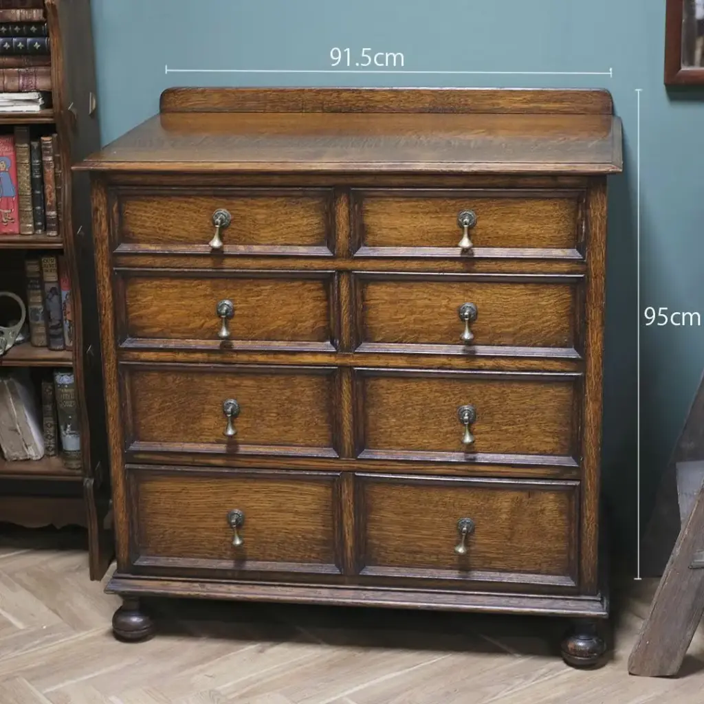 アンティーク オークドロワーチェスト ４段 イギリス/アンティーク家具5