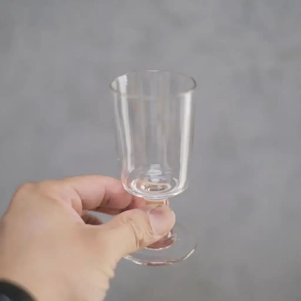 アンティークビストログラス 手吹きの小さなワイングラス フランス 19世紀/アンティーク食器2