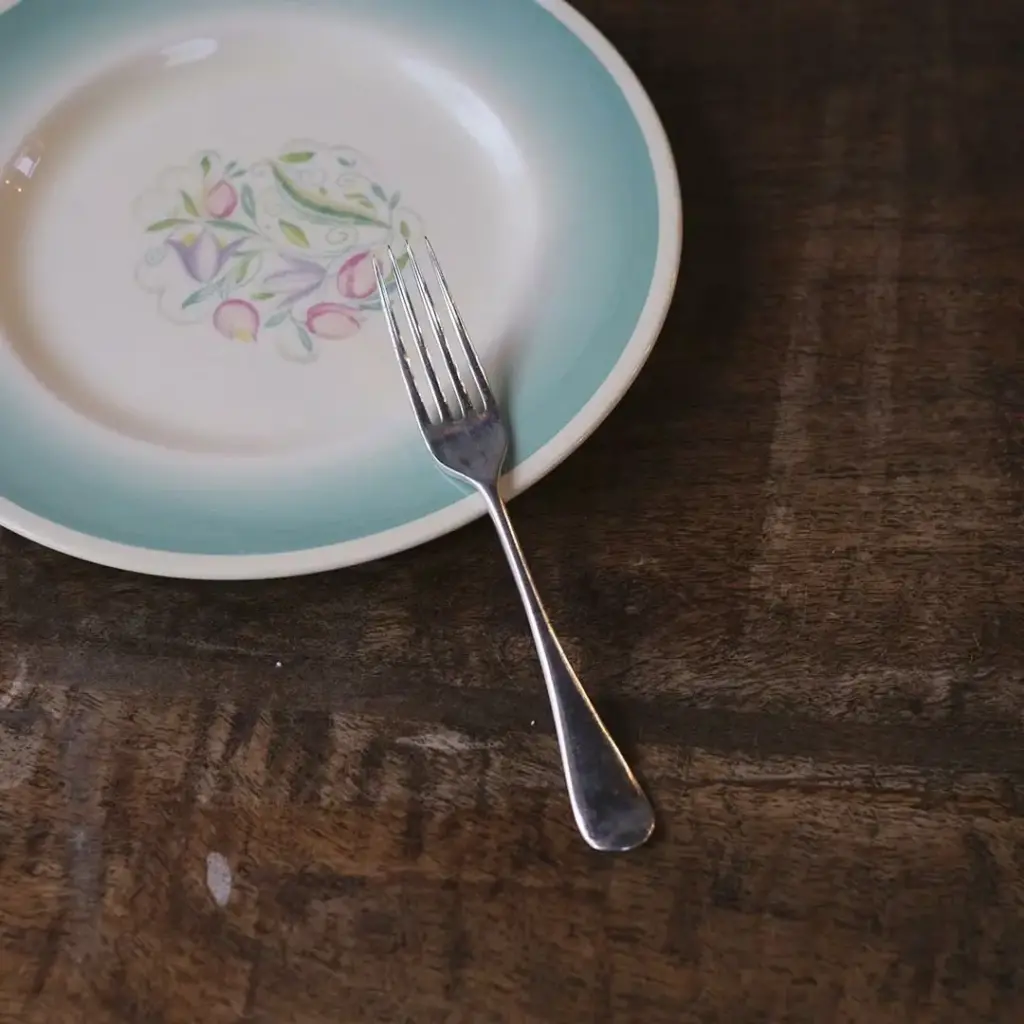 アンティーク デザートフォークⅡ イギリス EPSN シルバープレート ハノーヴァリアン
