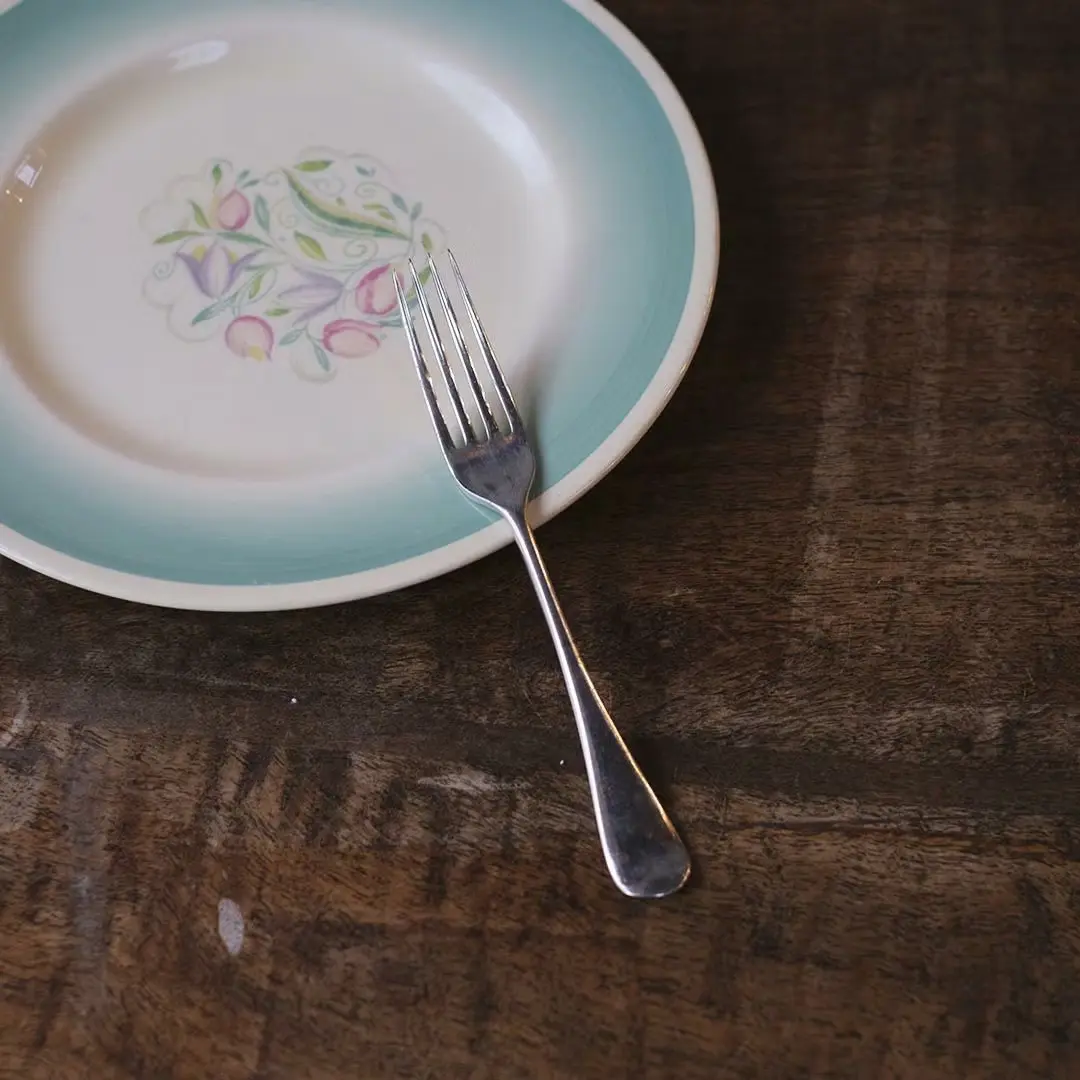 アンティーク デザートフォークⅡ イギリス EPSN シルバープレート ハノーヴァリアン