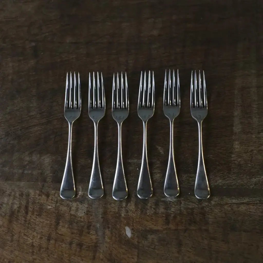 アンティーク デザートフォークⅡ イギリス EPSN シルバープレート ハノーヴァリアン2