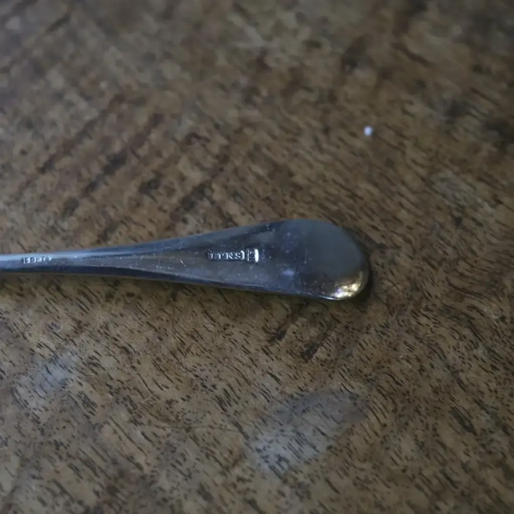 アンティーク デザートフォークⅡ イギリス EPSN シルバープレート ハノーヴァリアン4