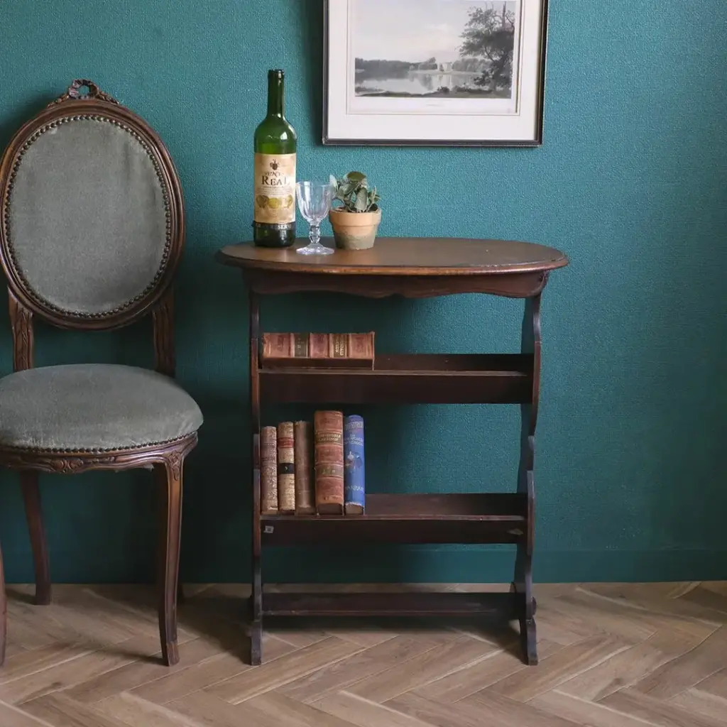 アンティーク マガジンラックテーブル イギリス オーク材 アンティーク家具
