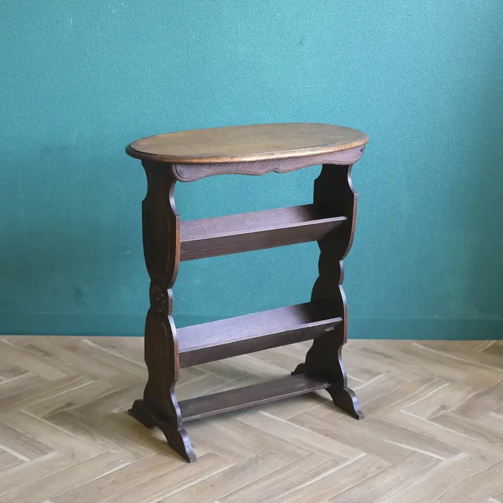 アンティーク マガジンラックテーブル イギリス オーク材 アンティーク家具3