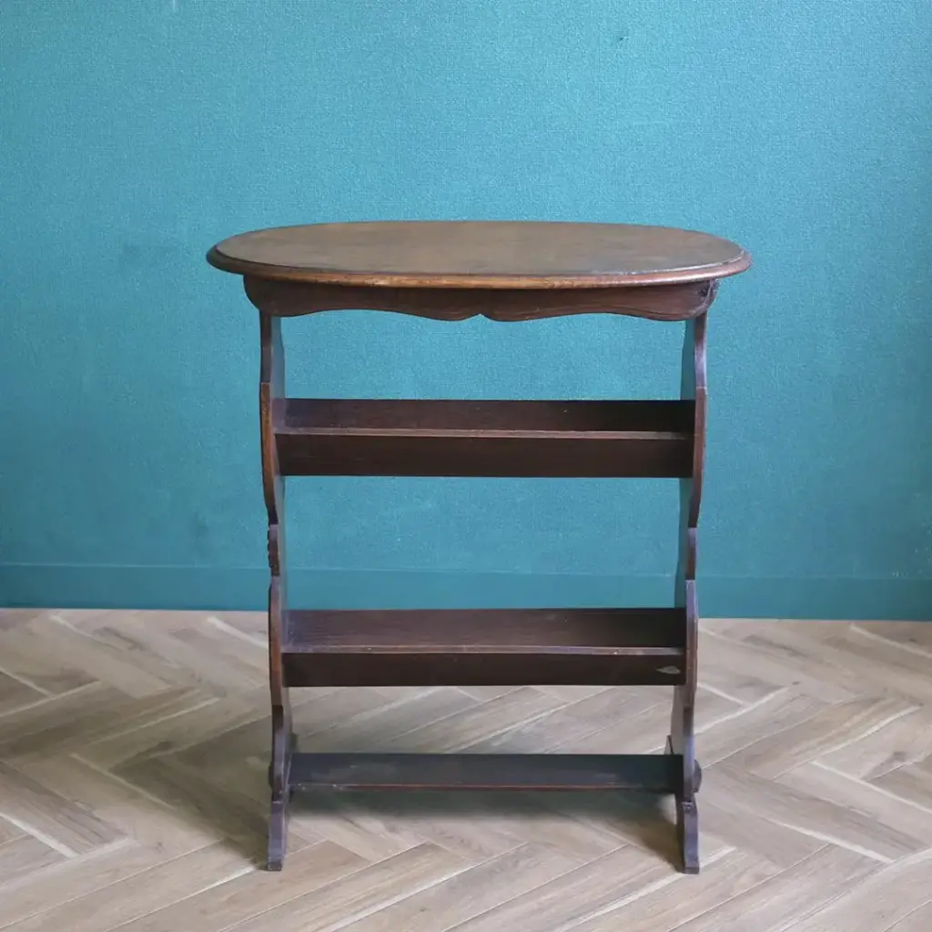 アンティーク マガジンラックテーブル イギリス オーク材 アンティーク家具4