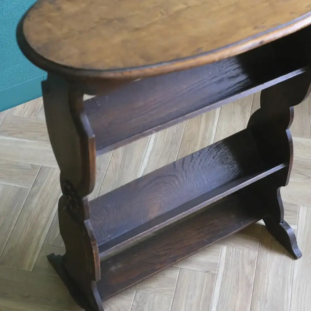 アンティーク マガジンラックテーブル イギリス オーク材 アンティーク家具6