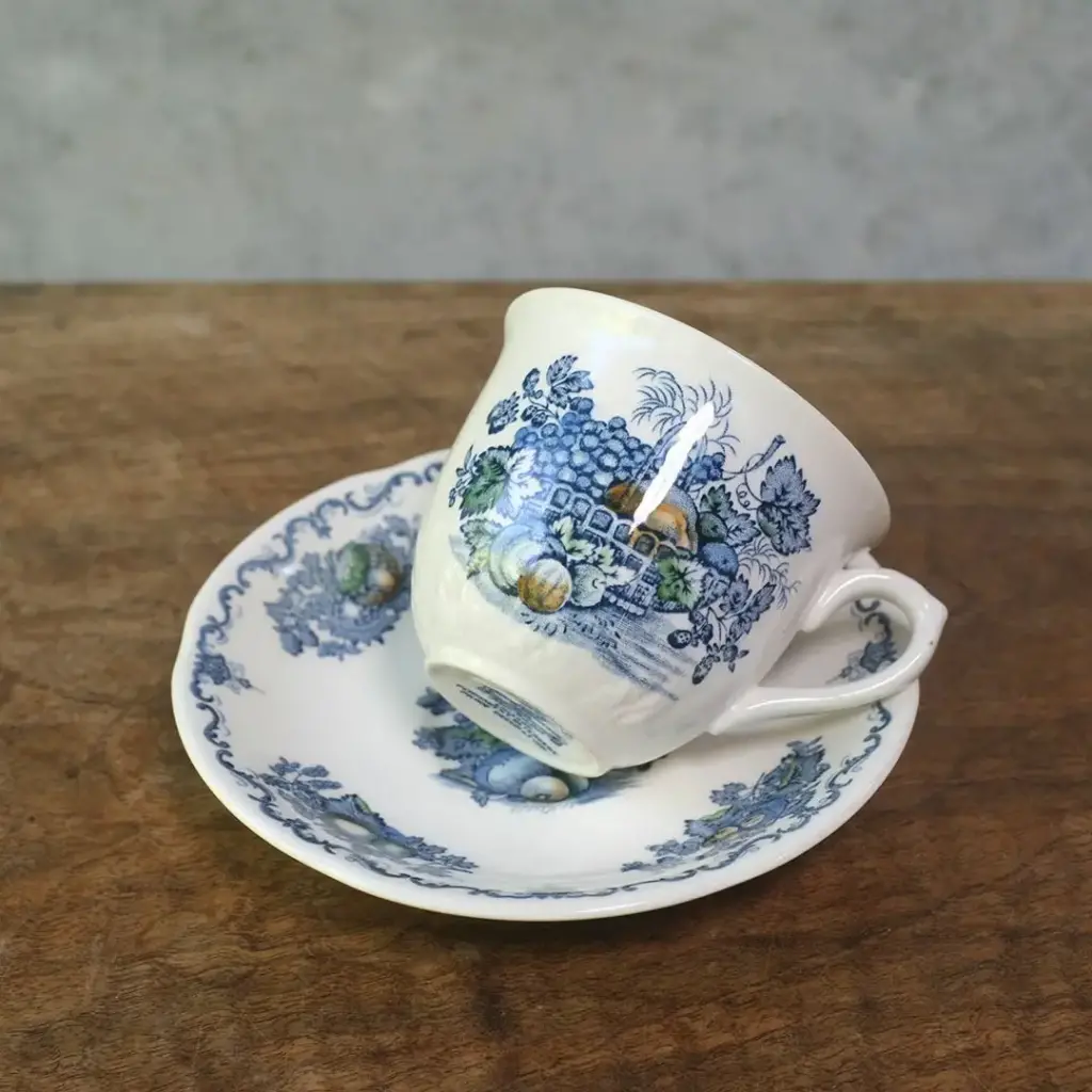 アンティークティーカップ&ソーサ MASON メイソン Fruit Basket イギリス アンティーク食器5