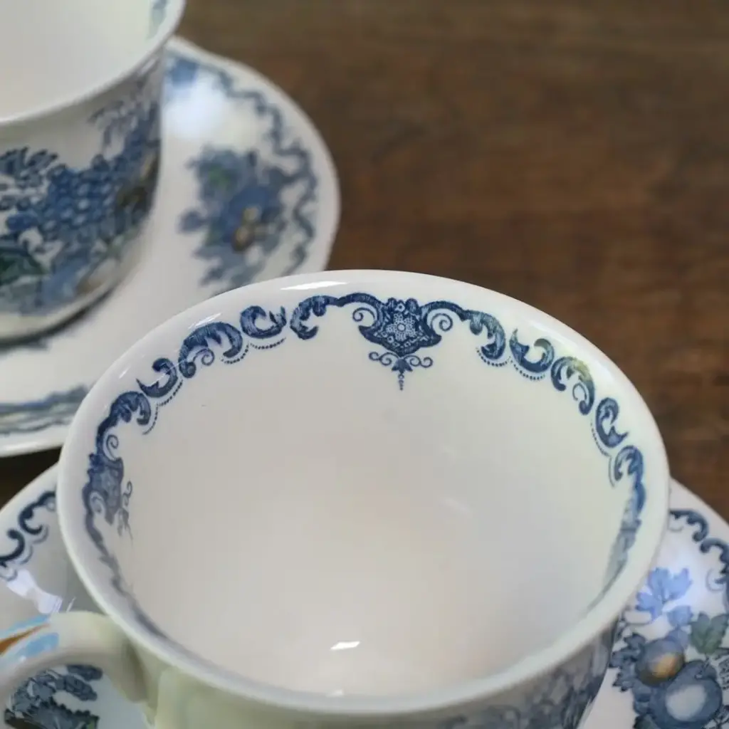 アンティークティーカップ&ソーサ MASON メイソン Fruit Basket イギリス アンティーク食器3