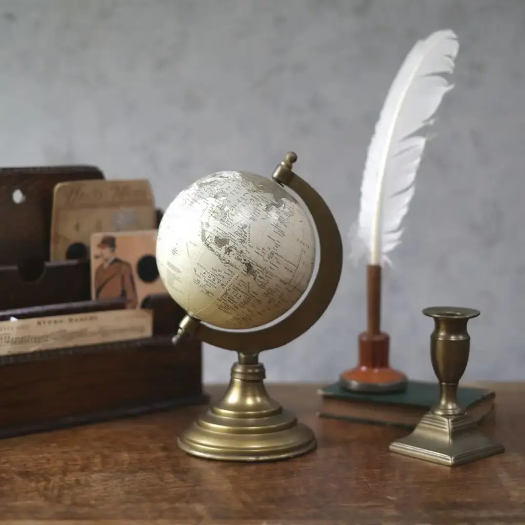 ヴィンテージグローブ イギリス 地球儀 置物 ヴィンテージ雑貨