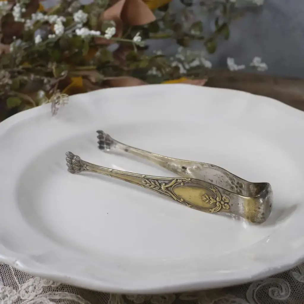 アンティークシュガートング 獅子の足 フランス アンティーク雑貨5