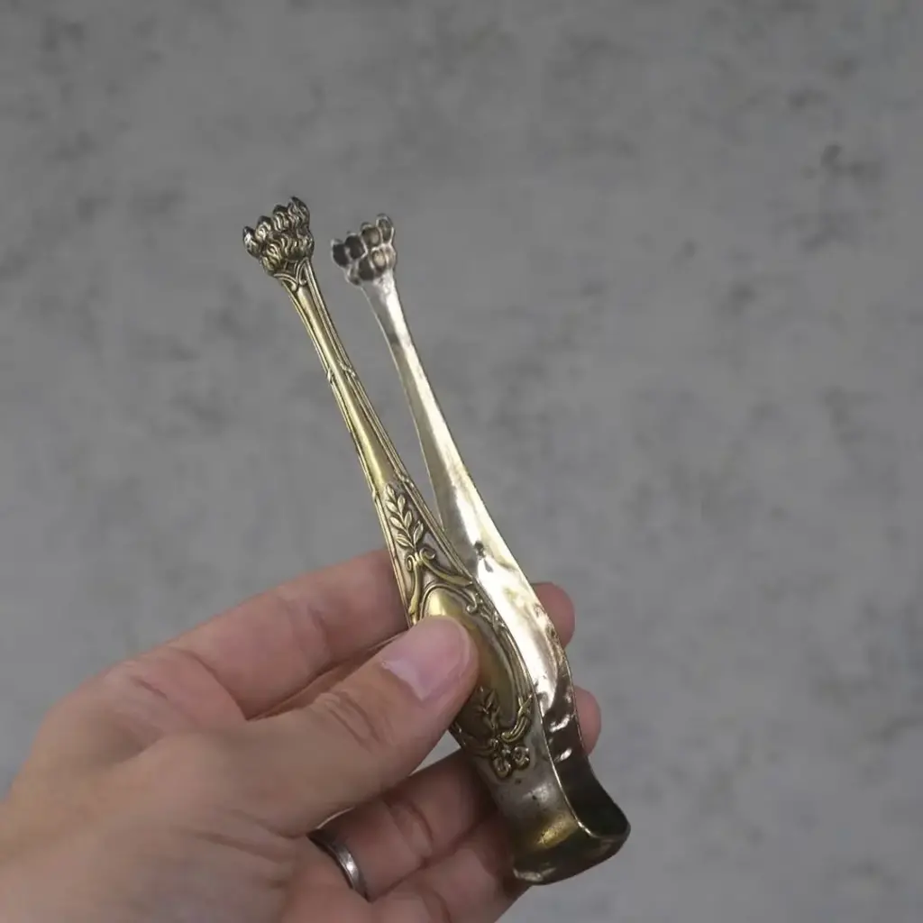 アンティークシュガートング 獅子の足 フランス アンティーク雑貨1