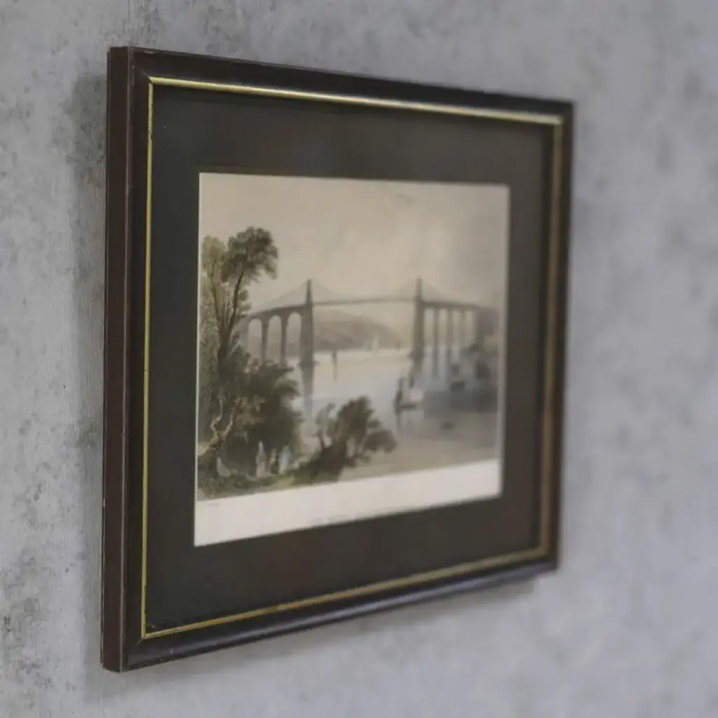 アンティークリトグラフピクチャー イギリス 鋼版画 アンティーク雑貨1