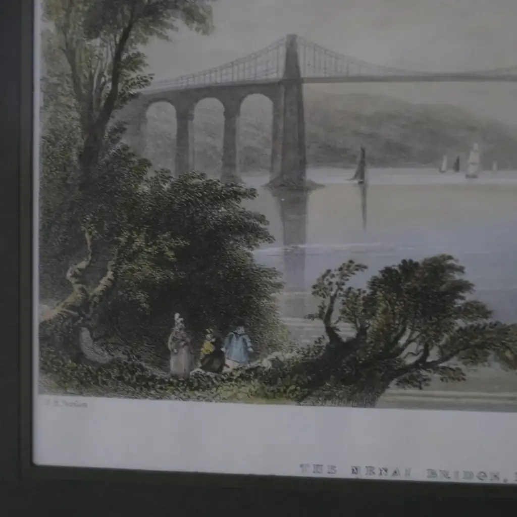 アンティークリトグラフピクチャー イギリス 鋼版画 アンティーク雑貨6