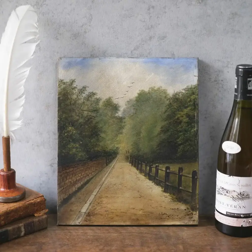 アンティークオイルペイントピクチャー 油絵 イギリス アンティーク絵4