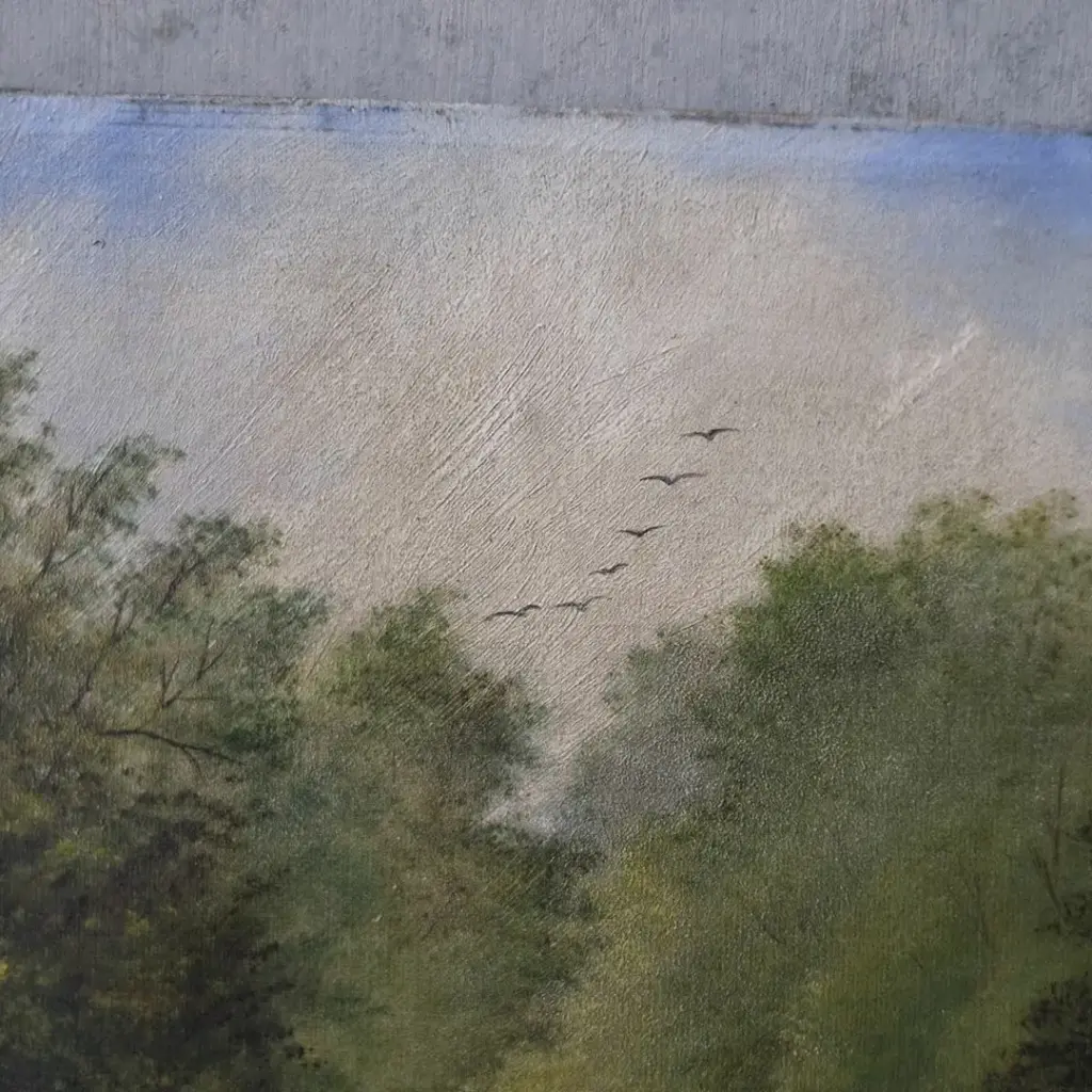 アンティークオイルペイントピクチャー 油絵 イギリス アンティーク絵5