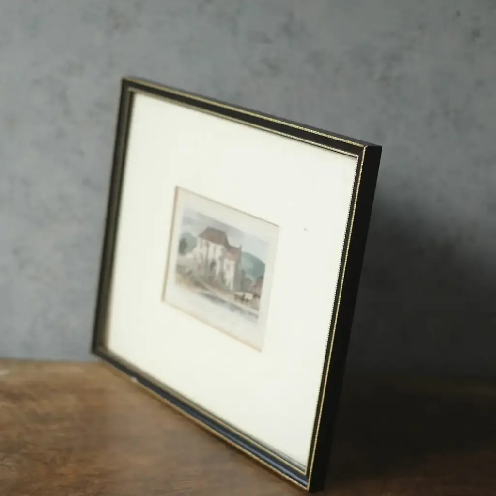 アンティークピクチャー リトグラフ St Martin’s Priory 修道院 絵 イギリス アンティーク雑貨3