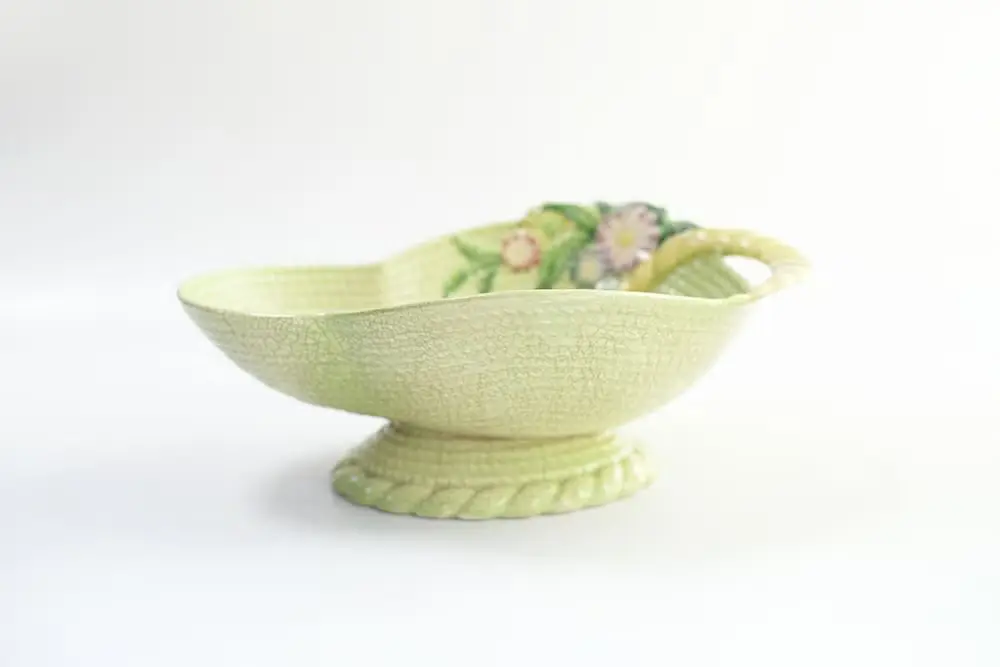 アンティーク ハンドペイントパンチボウル イギリス Carlton ware バルボティーヌ/アンティーク食器1