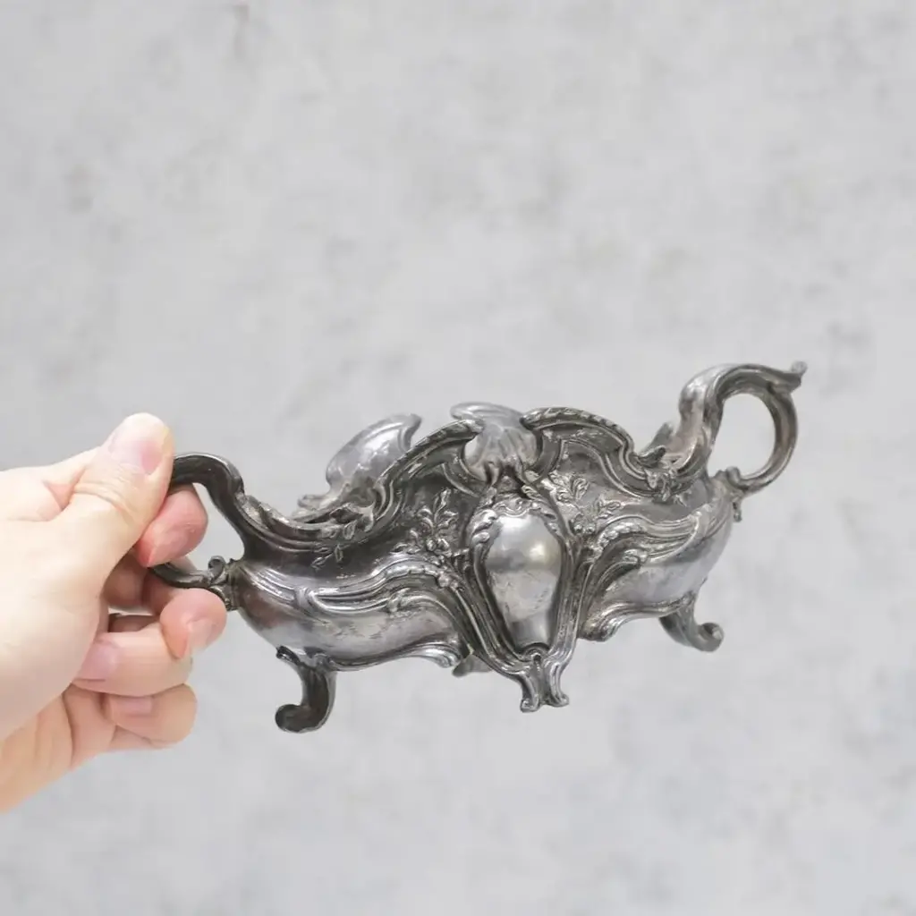 アンティークジャルディニエール フランス ロココ様式 花器 アンティーク雑貨6