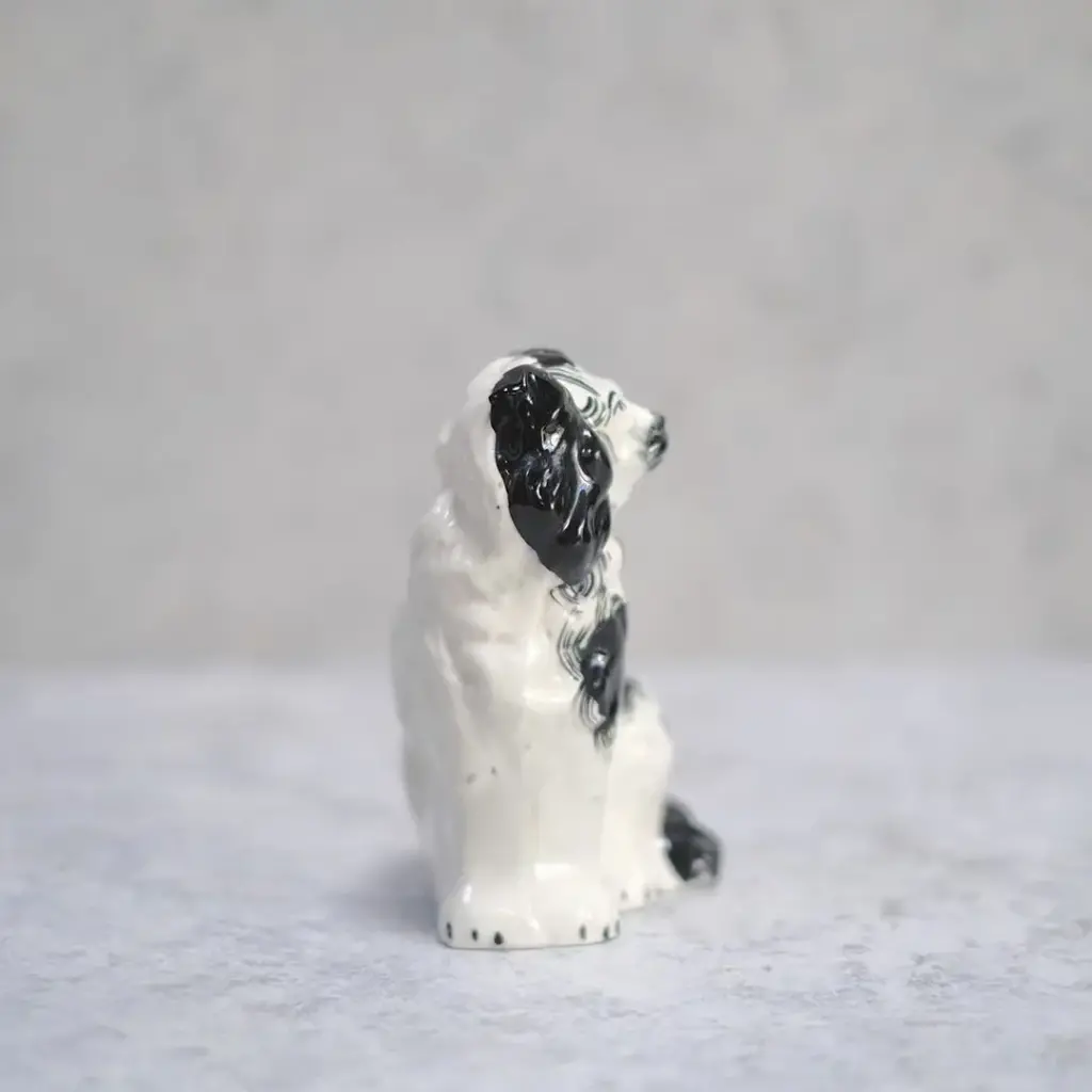 アンティークスタッフォードシャードッグ イギリス 陶器の犬の置物3