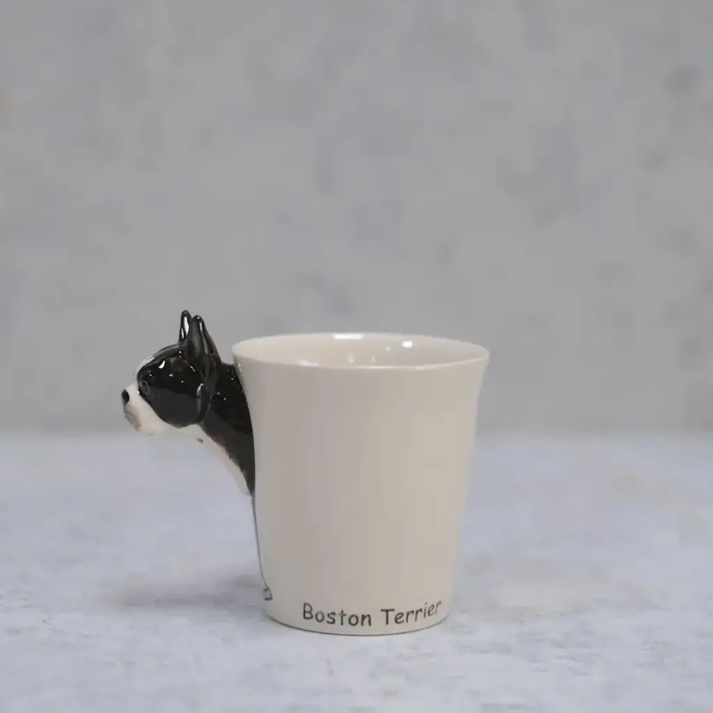 動物マグカップ 犬(ボストンテリア) おしゃれな食器4