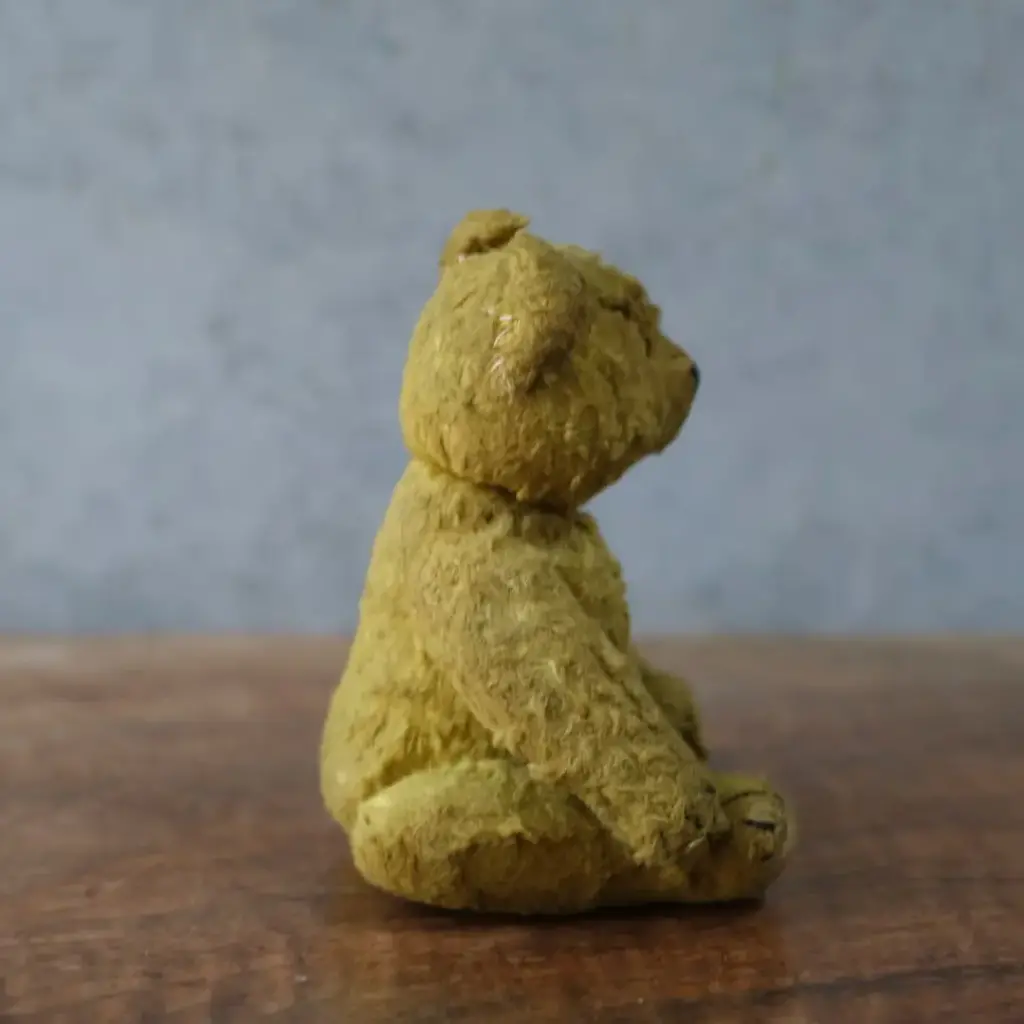 ヴィンテージ テディベア モヘア ワラ詰め グラスアイ 1920年代頃 イギリス ヴィンテージ雑貨3