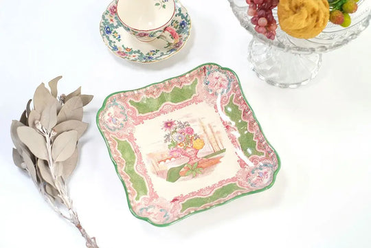 アンティーク皿 SPODE SEASONS 11月 アンティーク食器
