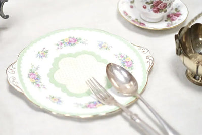 アンティークRoyal Albert(ロイヤルアルバート)B&amp;Bプレート イギリス BONE CHINA/アンティーク食器