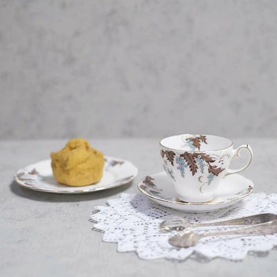 アンティーク ティーカップトリオGLAD STONE BONE CHINA イギリス 陶器 アンティーク食器
