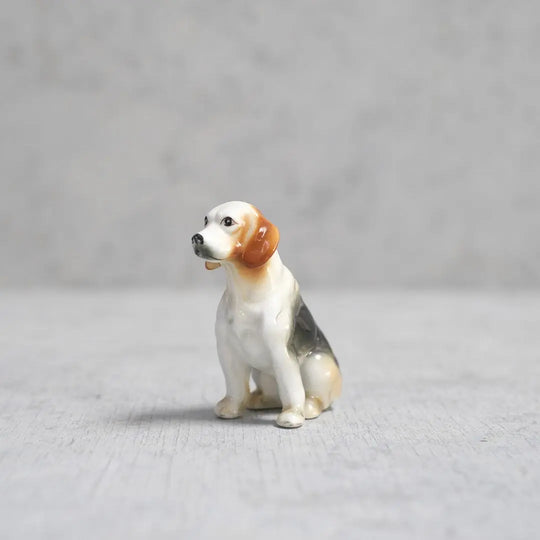 アンティーク 犬のフィギュリン 陶器人形 イギリス 置物