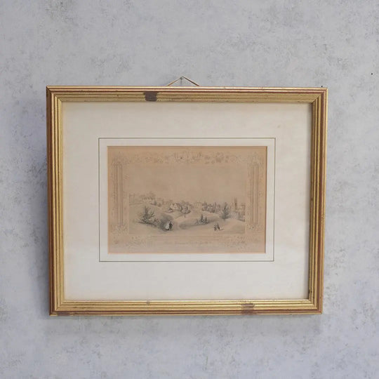 アンティーク リトグラフピクチャーMount Ephraim Tunbridge Wells イギリス アンティーク雑貨