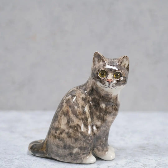 ヴィンテージ ウィンスタンレーキャット ケンジントンキャット アメリカンショートヘア イギリス 陶芸作家Jenny Winstanley 置物