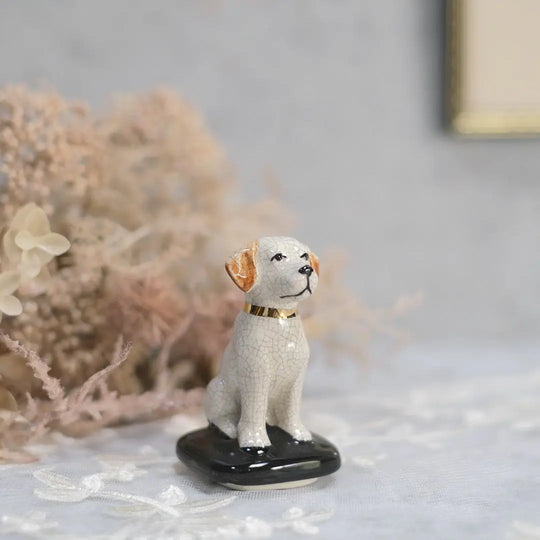 ヴィンテージフィギュリン犬 イギリス 陶器 置物