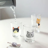 松尾ミユキ ミニグラス 猫 ハチワレ かわいい食器